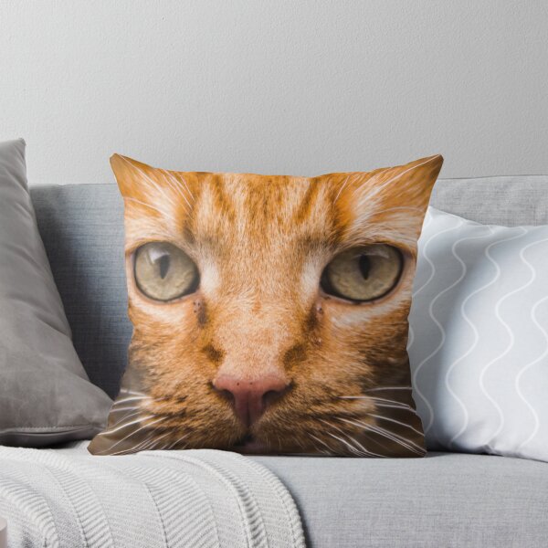 Item preview, Orange Cat with whiskers designed and sold by Nerdy-Tees.