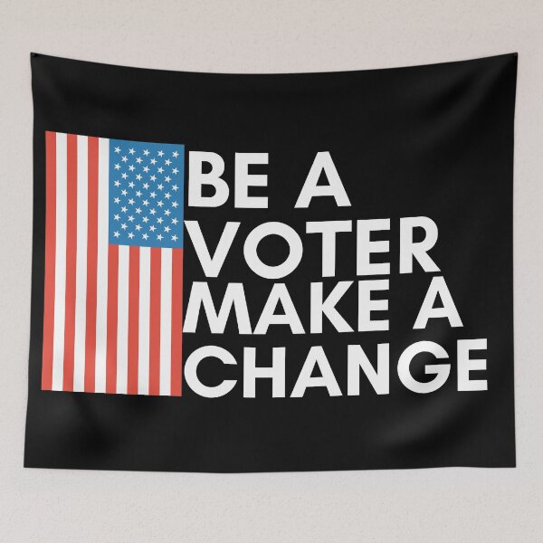 Item preview, be a voter make a change designed and sold by Zaibo.