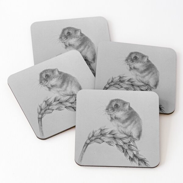 Item preview, Harvest Mouse on a Head of Wheat designed and sold by FineLineStudio.