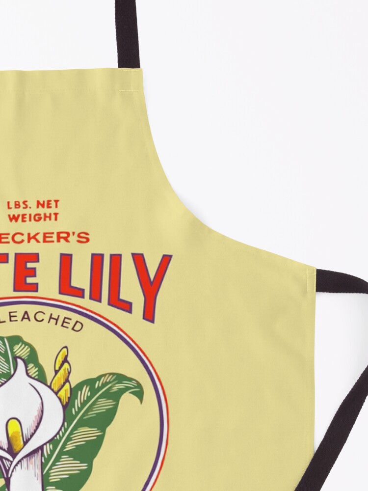 Alternate view of WHITE LILY Apron
