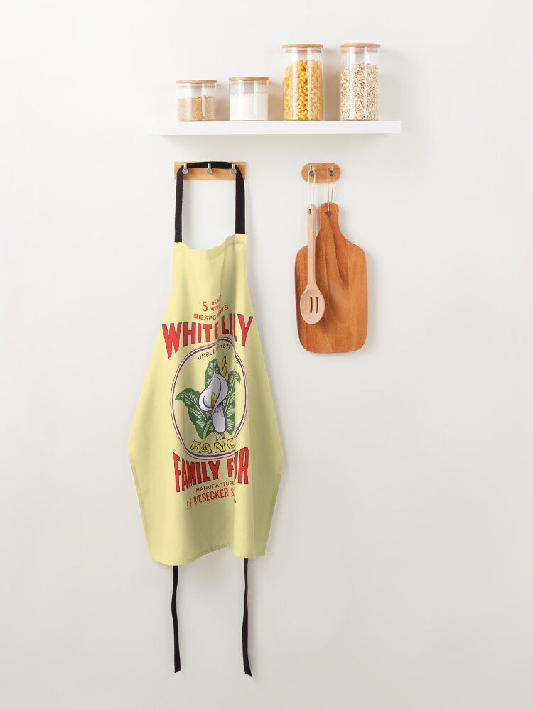 Alternate view of WHITE LILY Apron