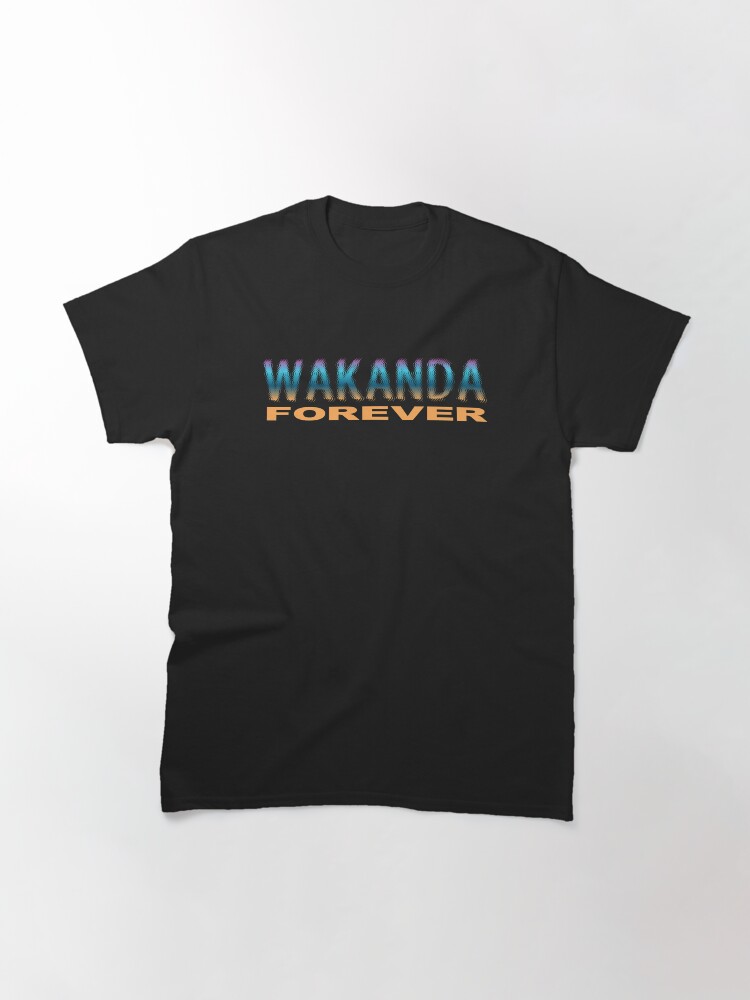 Thumbnail 3 of 7, Classic T-Shirt, Wakanda Forever (2) designed and sold by VkScript.