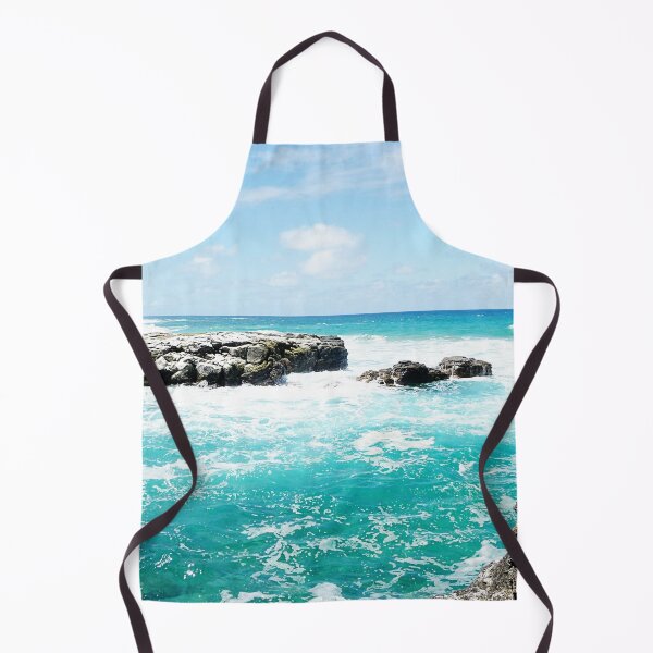 Item preview, Blue Ocean Waves Teal Hawaii Kauai Island Summer Beach designed and sold by Angie Menegay.