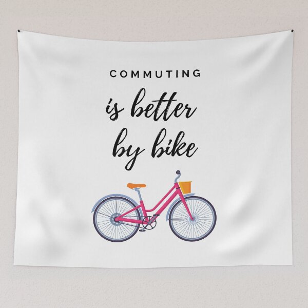 Item preview, Commuting is better by bike. Ladies bike. designed and sold by JellyBeenzz.