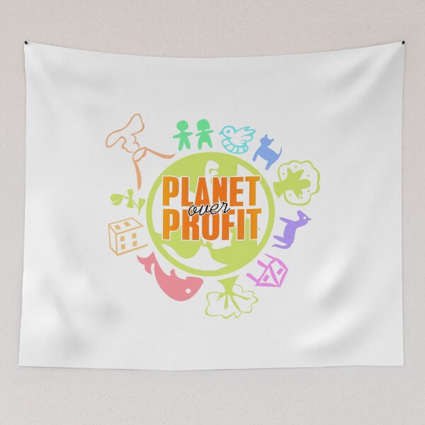 Item preview, Planet over Profit - Nature and Climate Protection designed and sold by NeXore.