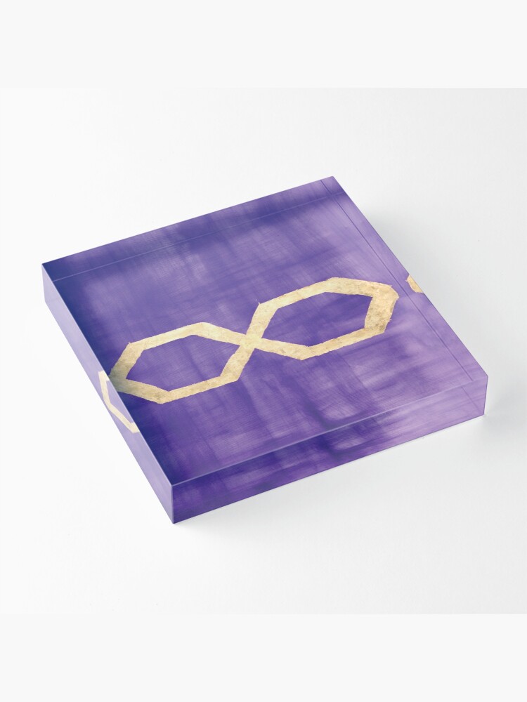Alternate view of Infinity Acrylic Block