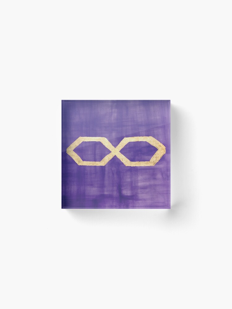 Alternate view of Infinity Acrylic Block