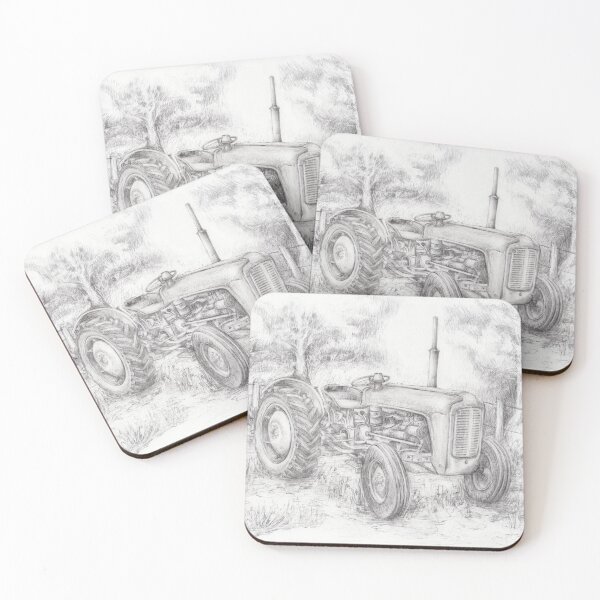 Item preview, Massey Ferguson 35 tractor drawing designed and sold by Eva Hegelund  Frank.