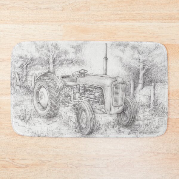 Item preview, Massey Ferguson 35 tractor drawing designed and sold by Eva Hegelund  Frank.