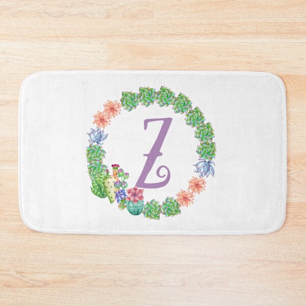 Item preview, Personalized Succulent Cactus Monogram Initial Z designed and sold by TheFamilyVan.