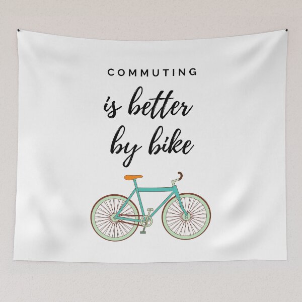 Item preview, Commuting is better by bike. Mens bike. designed and sold by JellyBeenzz.