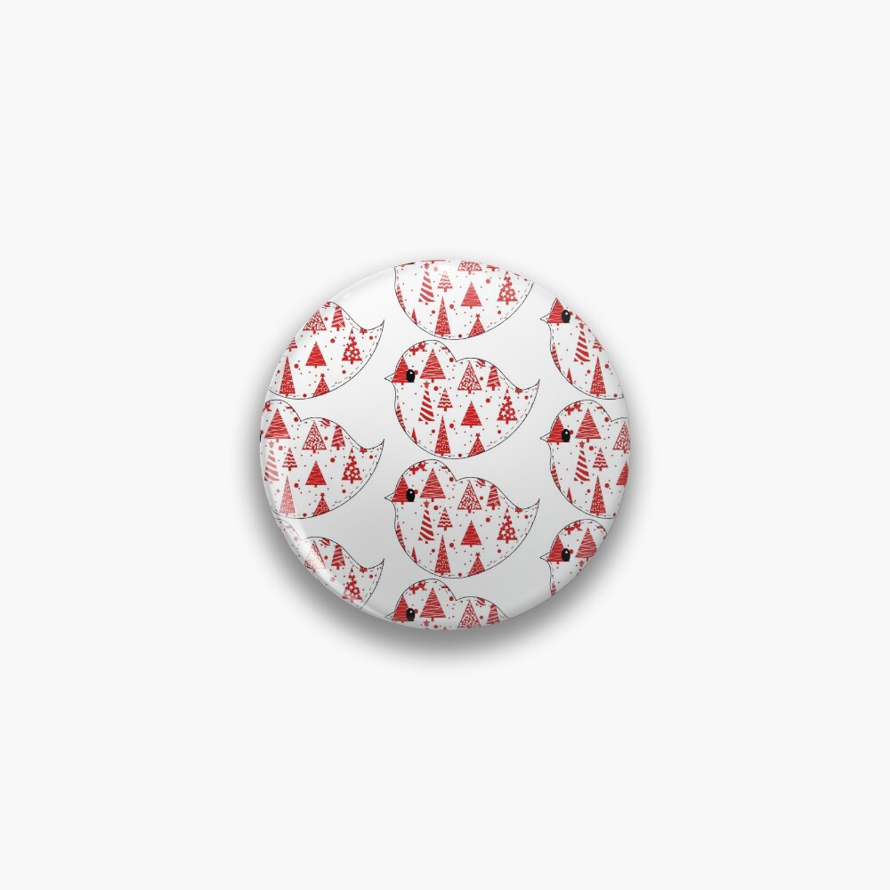 Christmas Robin and Friends Pin