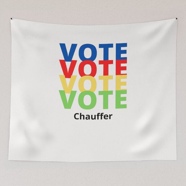 Item preview, Vote Chauffer designed and sold by majeed10.