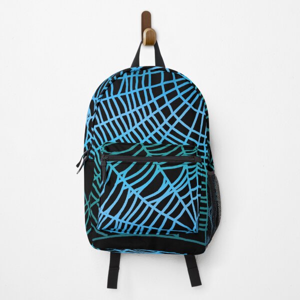 Item preview, Spider web in light blue black for darkly sweet Goth - Halloween gifts designed and sold by MadandMean.