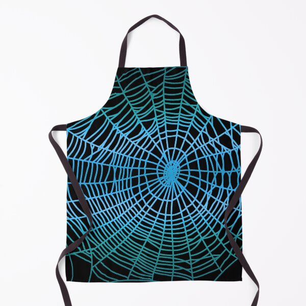 Item preview, Spider web in light blue black for darkly sweet Goth - Halloween gifts designed and sold by MadandMean.
