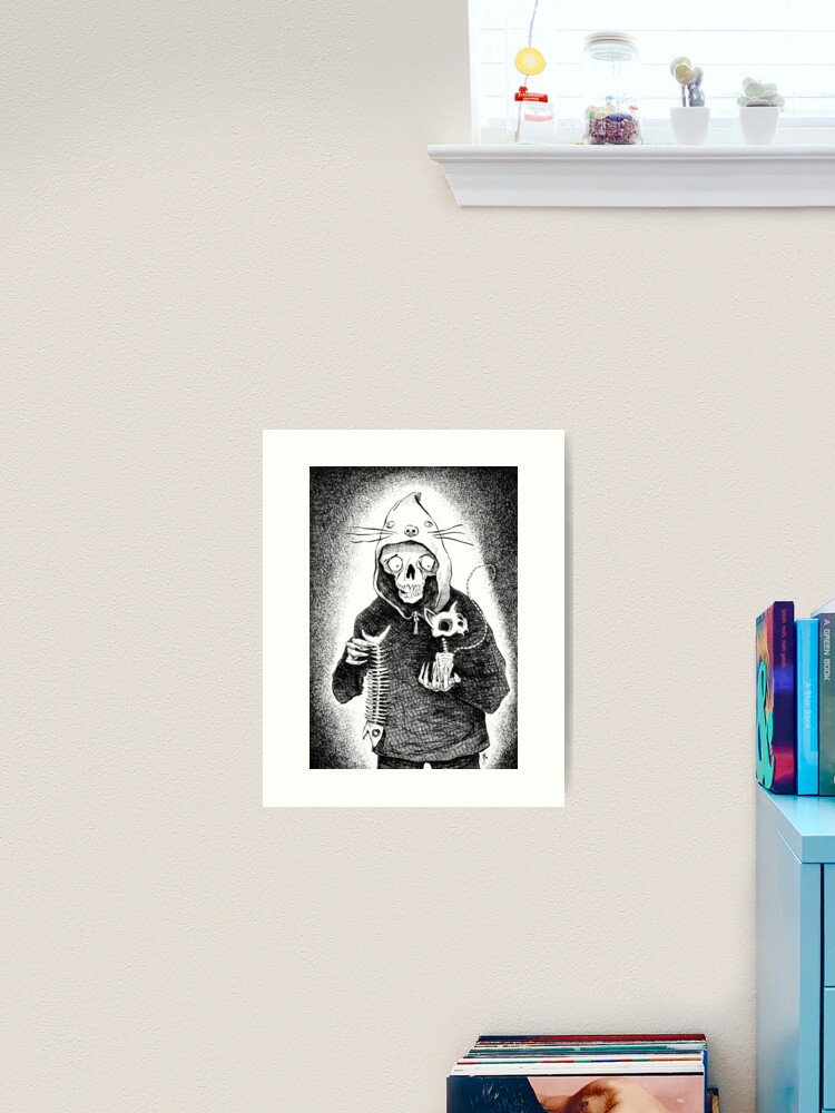 Thumbnail 1 of 3, Art Print, Fishbones designed and sold by earthtorobinson.