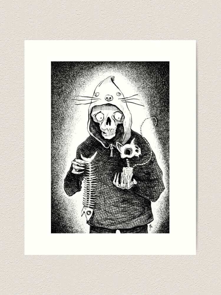 Thumbnail 2 of 3, Art Print, Fishbones designed and sold by earthtorobinson.