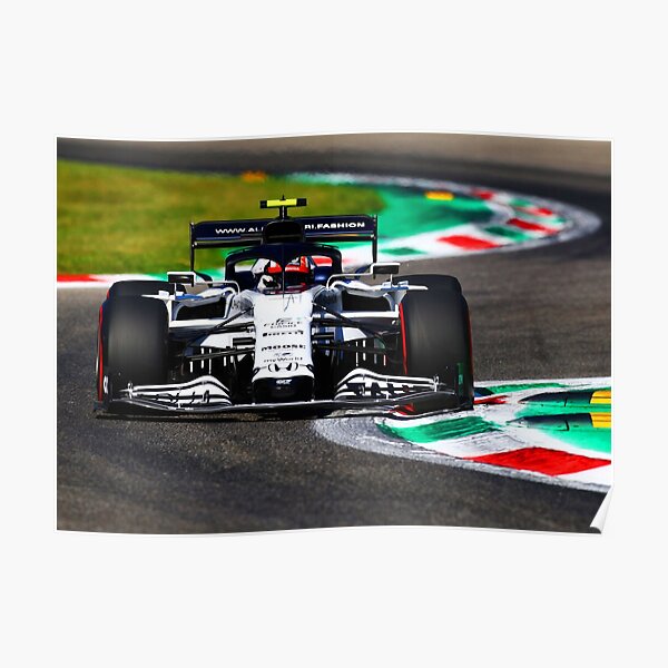 Pierre Gasly en route vers sa première victoire au Grand Prix d'Italie 2020 à Monza Poster
