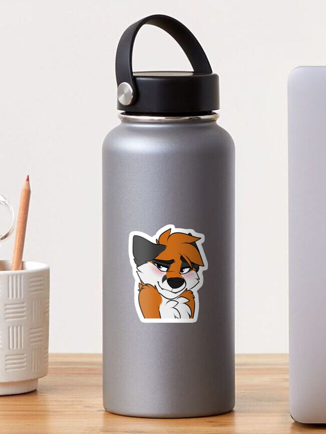 Thumbnail 1 of 3, Sticker, Blush Fox designed and sold by GatorBites.