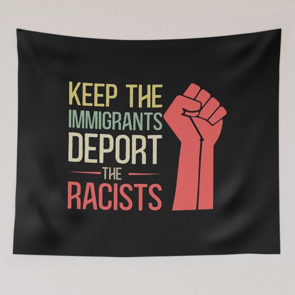 Item preview, Keep The Immigrants Deport The Racists designed and sold by printondemand13.