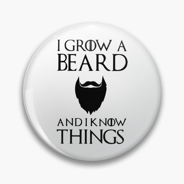 Item preview, I grow a beard and I know things designed and sold by designdroplet.