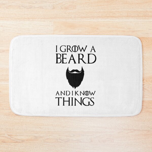 Item preview, I grow a beard and I know things designed and sold by designdroplet.