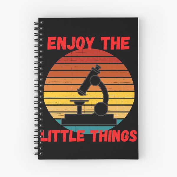 Item preview, ENJOY THE LITTLE THINGS RETRO VINTAGE SUNSET with MICROSCOPE  Micro designed and sold by Hippiesole.