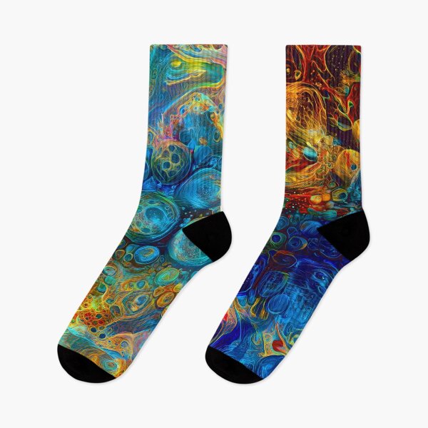 Item preview, Abstract space flowers designed and sold by blackhalt.