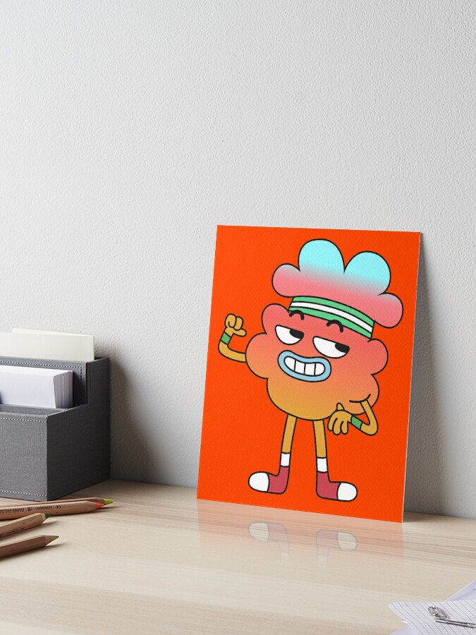 Smiling Gumball Watterson - The Amazing World of Gumball Art Board Print  for Sale by RoserinArt