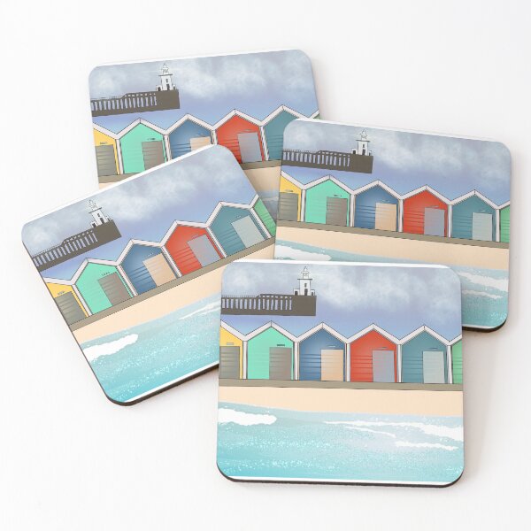 Item preview, Beach Huts at Blyth designed and sold by Claire Glendenning.