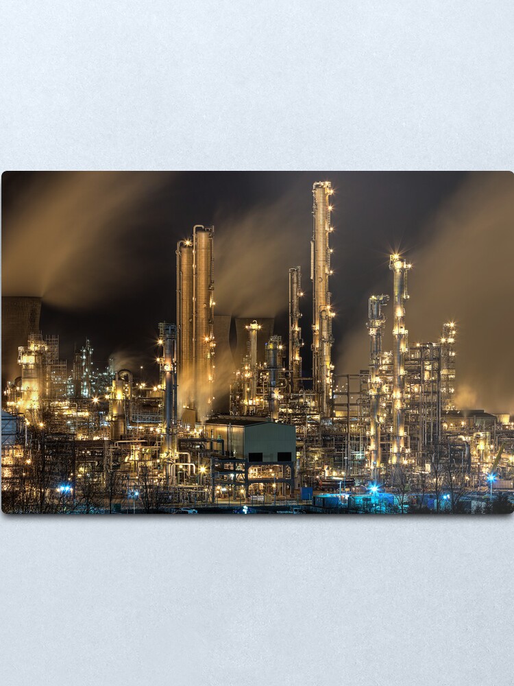 Alternate view of Grangemouth Refinery (2) Metal Print
