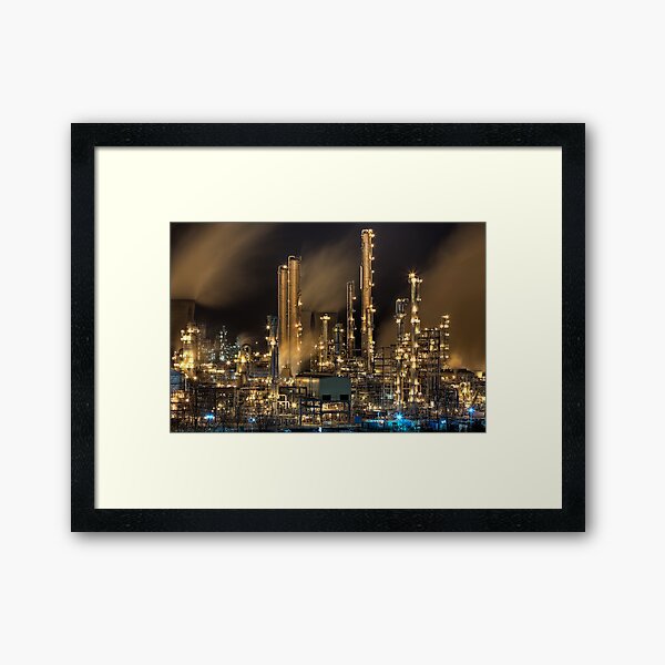 Grangemouth Refinery (2) Framed Art Print