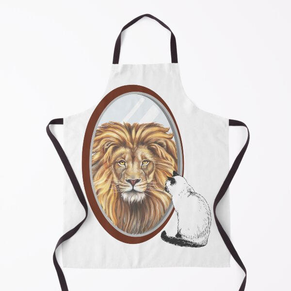 Item preview, Cats mirror image is a lion. designed and sold by Tagesapfel.