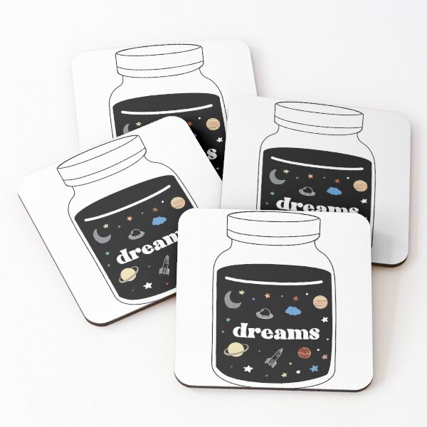 Item preview, Collect DREAMS in jar, funnny and bold design designed and sold by lilvisionaries.