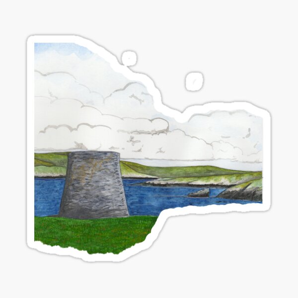 Mousa Broch in Color Sticker