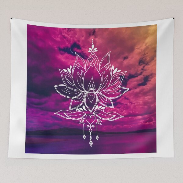 Item preview, Purple Cloud Mandala Flower Abstract Sky designed and sold by djal-lk.