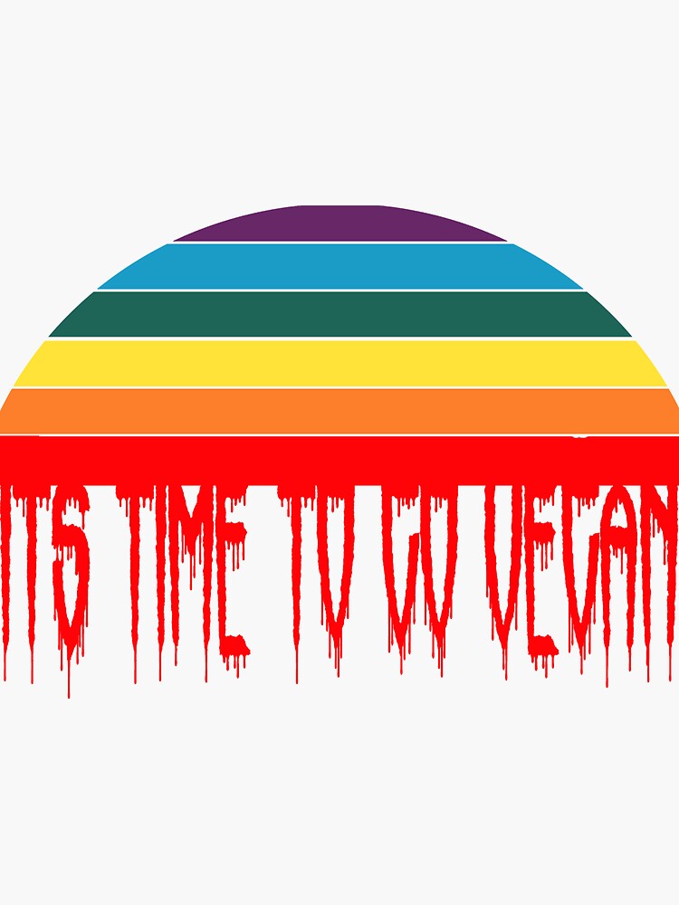 "Gay Vegan Shirt Halloween Gay Pride Vegan and Lesbian Blood