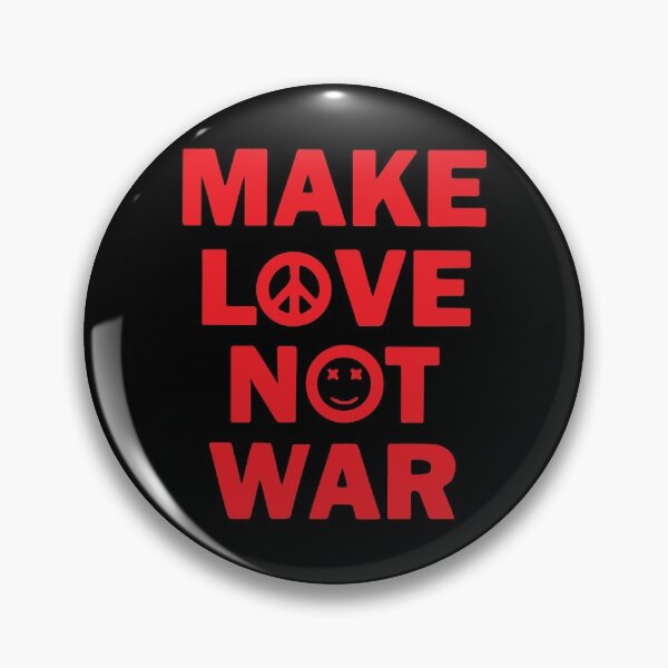 Item preview, Make love not war designed and sold by designdroplet.