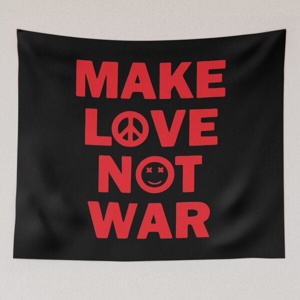 Item preview, Make love not war designed and sold by designdroplet.
