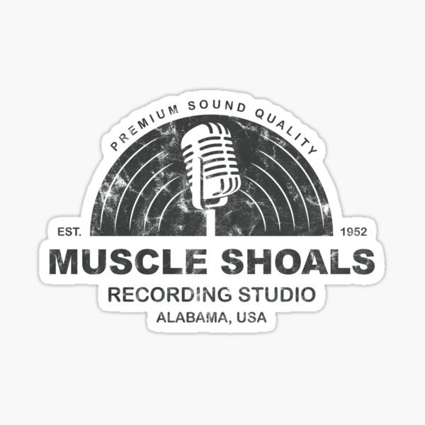 Muscle Shoals Recording Studio Distressed (Officiel) Sticker