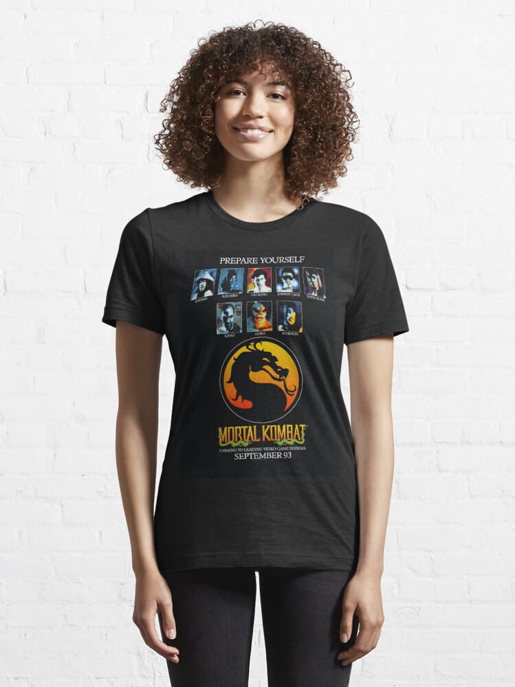 Mortal Kombat Klassic Poster T Shirt For Sale By Mammothtank Redbubble Mortal T Shirts