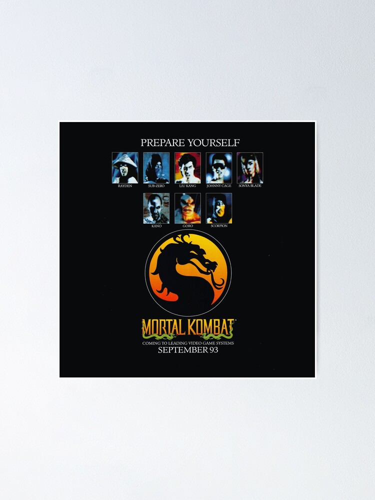 "Mortal Kombat Klassic Poster" Poster For Sale By MammothTank | Redbubble