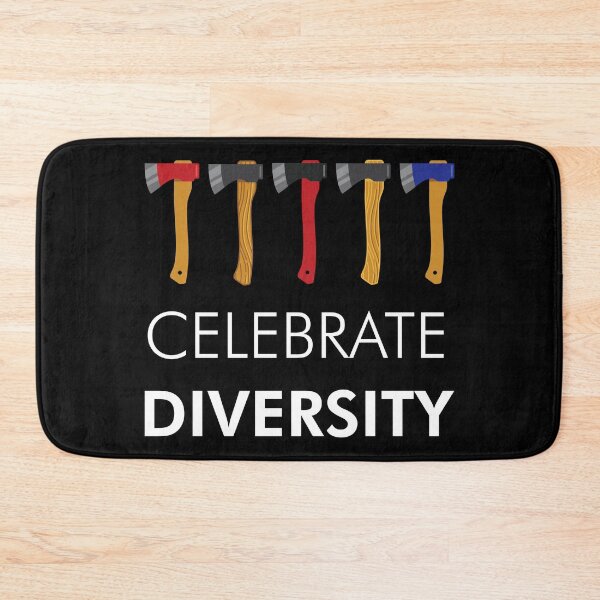 Item preview, Axe Throwing Celebrate Diversity designed and sold by funnierthanthou.