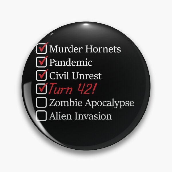Item preview, 42nd Birthday Gift - 42 Years Old - Funny 2020 Quarantine designed and sold by LushCatDesign.