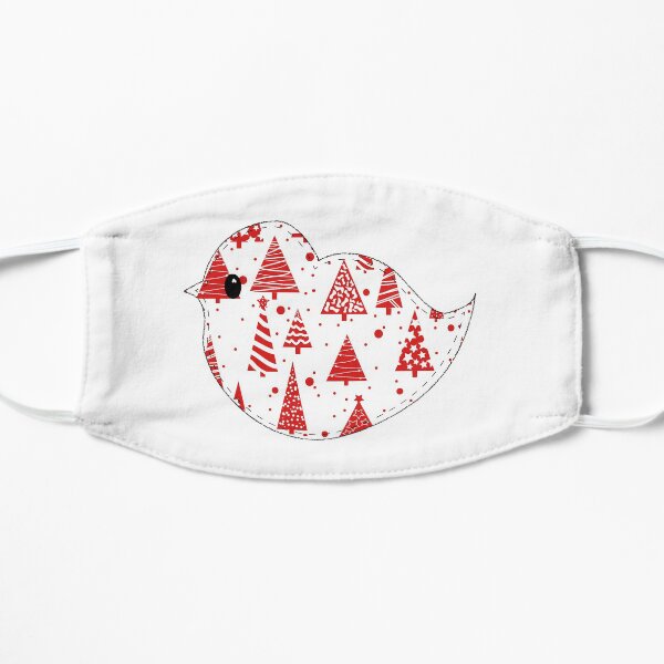Christmas Robin Flat Mask