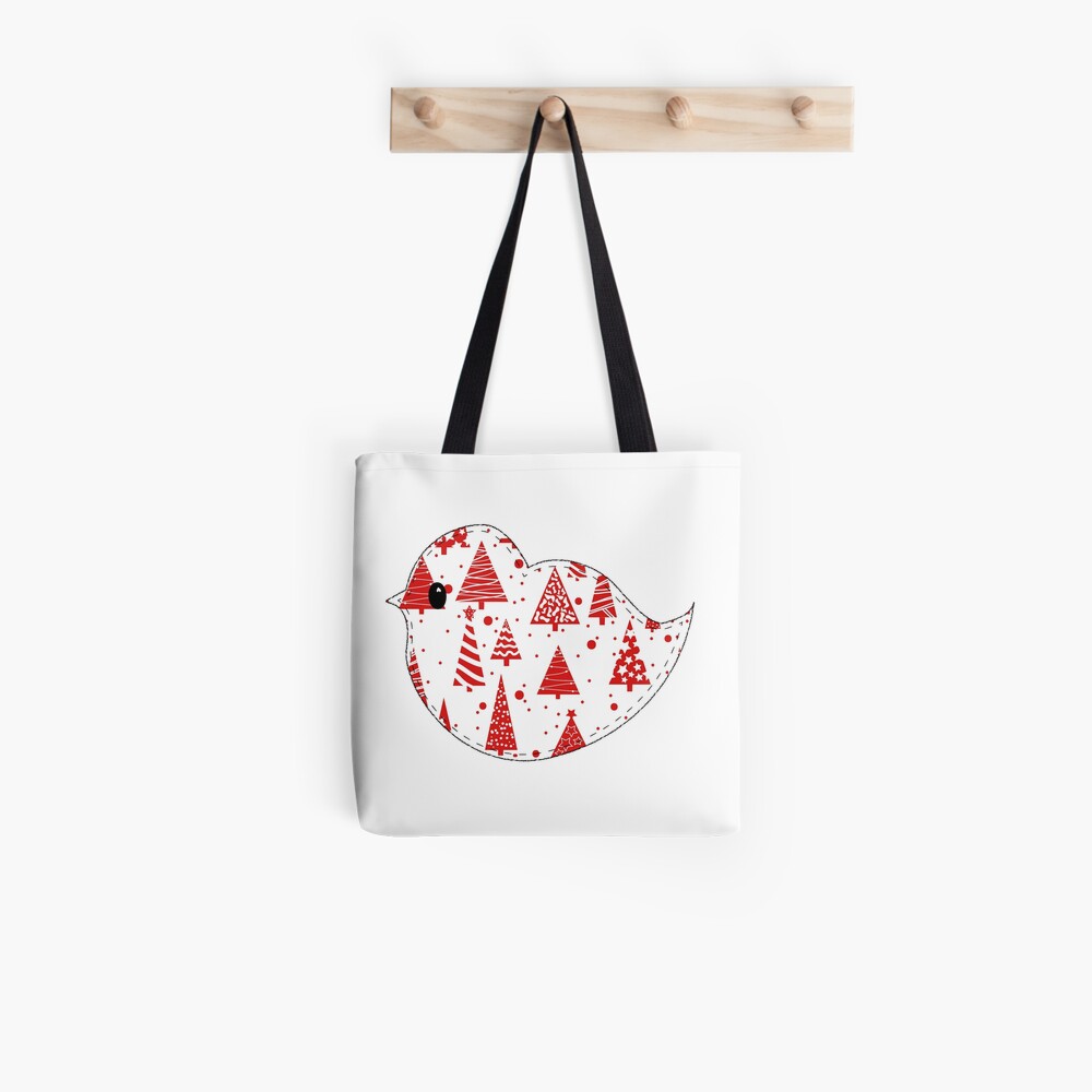 Christmas Robin Tote Bag