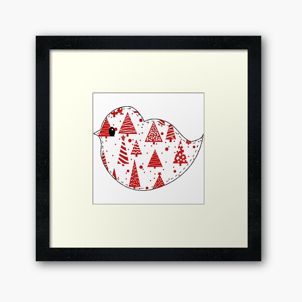 Christmas Robin Framed Art Print