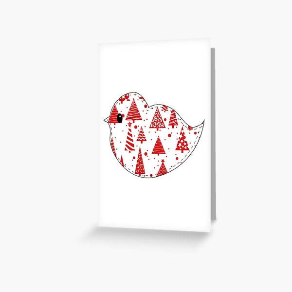 Christmas Robin Greeting Card