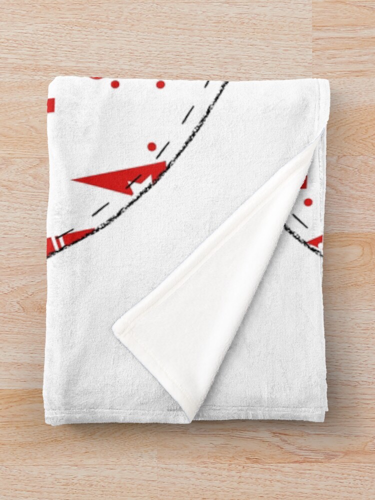 Alternate view of Christmas Robin Throw Blanket