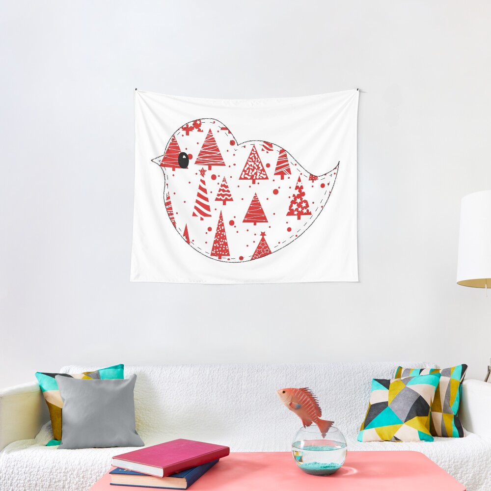 Christmas Robin Tapestry